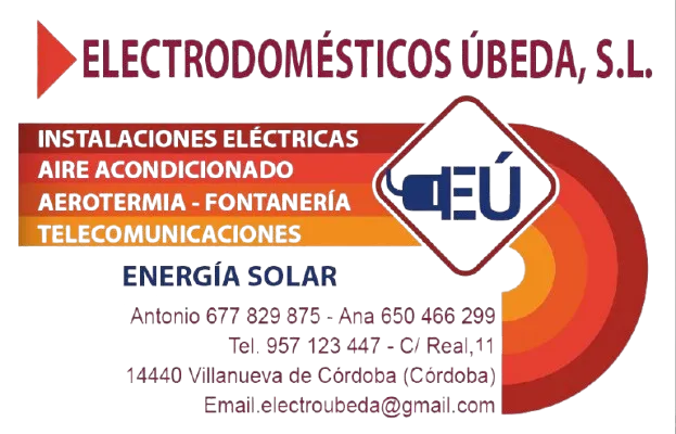 Logo de Electrodomésticos Úbeda SL