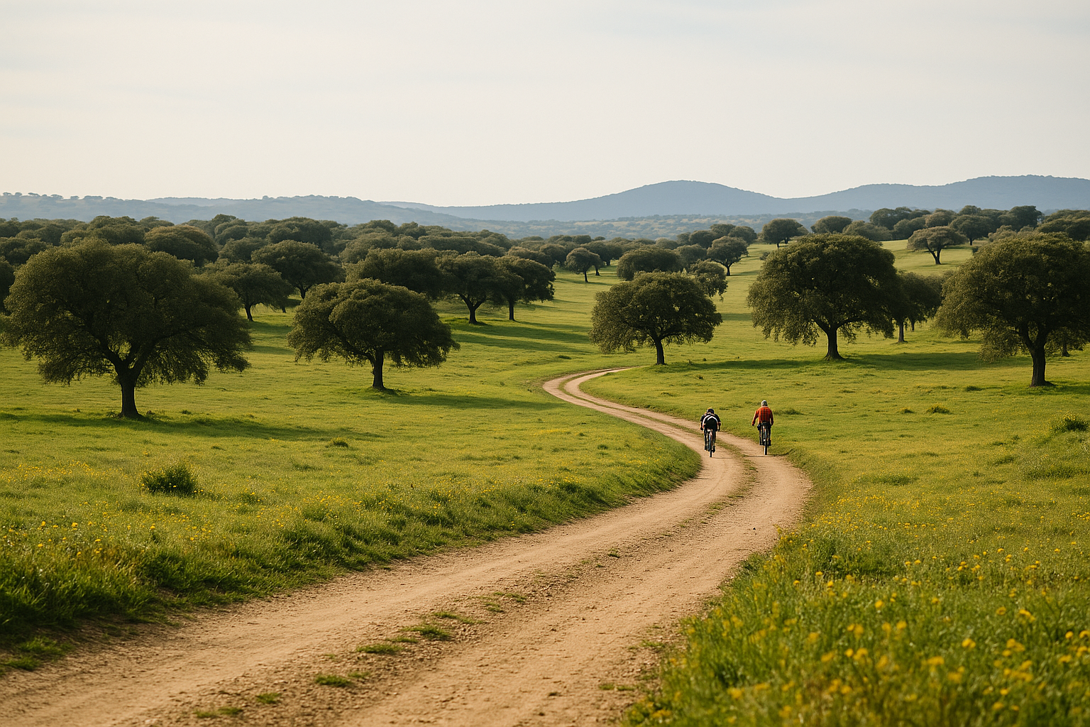 Paisaje de la comarca del valle de los pedroches